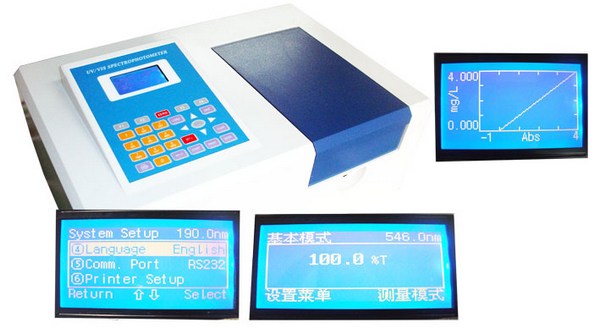 上海恒平UV-1600紫外可見(jiàn)分光光度